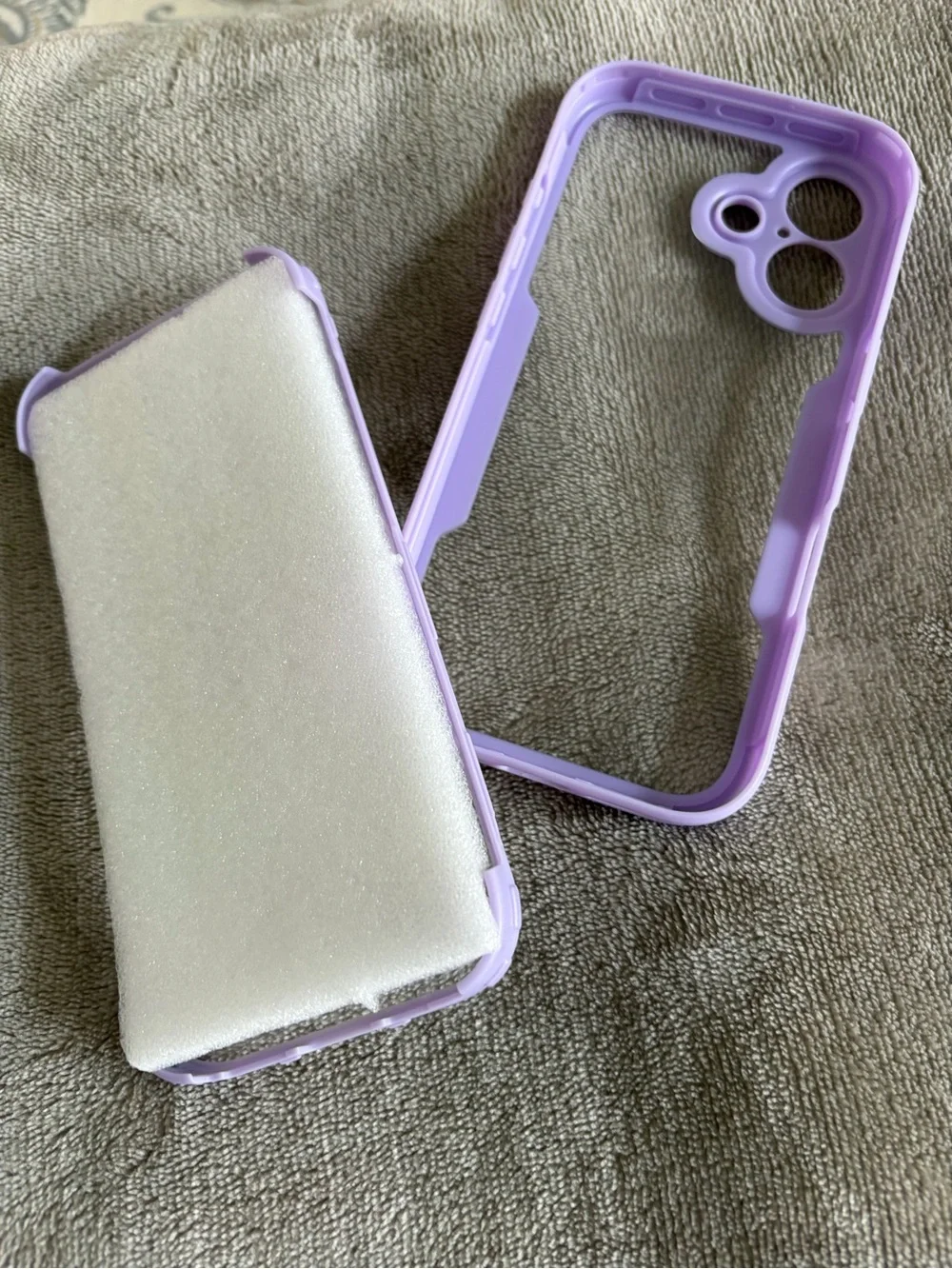 Phone 360° Protective Case for Model 17 - Light Purple with Screen Protector